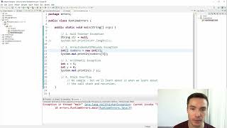 COMP1010 Video 7  Errors and Warnings [upl. by Winter]