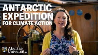 Abertay Lecturer Boards AllFemale Antarctic Expedition for Climate Action [upl. by Stephanie]