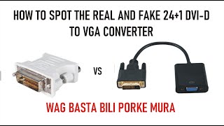 Spot a fake 241 DViD to vga converter [upl. by Roanna]