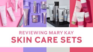 Reviewing Mary Kay Skin Care Sets  Skin Care Regimens  Sensitive Skin AntiAging Mens Routines [upl. by Blanchette803]