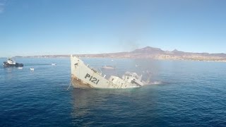 GoPro Awards Sinking a Mexican Navy Warship [upl. by Zedekiah]