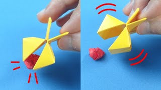 折り紙おもちゃ「ぱくぱクリップ」Origami Toy quotBiting Clipquot [upl. by Auhsuj]