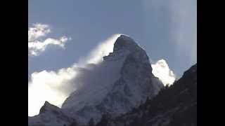 Matterhorn and train ride up to Gornergrat Hotel [upl. by Zared]