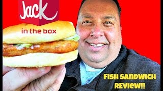 Jack In The Box® Fish Sandwich REVIEW [upl. by Anialam]