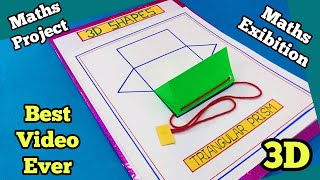 triangular prism maths working modelmaths projectmathsmaths Exibition modelmaths model bed👍 [upl. by Kalk]