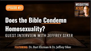 Does the Bible Condemn Homosexuality Guest Interview with Jeffrey Siker [upl. by Niraj751]