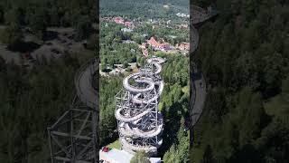 SKY WALK 🇵🇱 Świeradów Zdrój  Dolny Śląsk shorts skywalk dolnyśląsk [upl. by Nannek84]