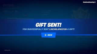 Fortnite Gifting Battle Pass 10 [upl. by Euqinad]