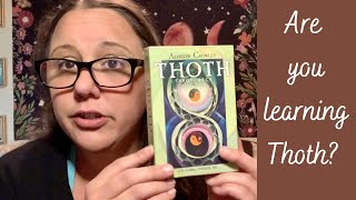 Thoth Tarot Study A Beginners Tips amp Tools [upl. by Patt]