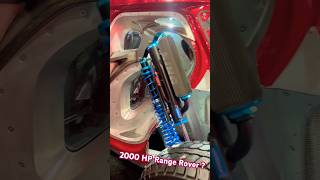 Is this the craziest build of all time Lamborghini engine in Range Rover sema shorts [upl. by Notsur844]