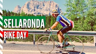 Dolomites by roadbike · Sellaronda Bike day with a little bit of history [upl. by Roon435]