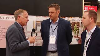 FloorDailynet Nick Brown and Kevin Howell Discuss Beauflor USAs 2019 Product Focus in Sheet Vinyl [upl. by Reivax613]