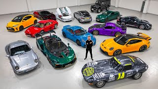 FULL TOUR Of My COMPLETE CAR COLLECTION NEW MrJWW Garage [upl. by Damicke]