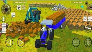 Drive JCB And Unloading Stone From Dumper Truck In Game 🔥 carjcbtractor truck 4x4 gaming [upl. by Farica]