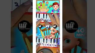 The FINGER FAMILY Song Vs JOHNY JOHNY YES Papa  But On 199 ₹ Piano shorts [upl. by Yelyk]