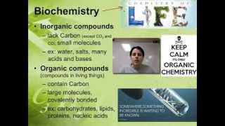 Ch 2B  Biochemistry [upl. by Aicetel929]