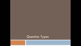 Part 3 Question Types for Surveys [upl. by Maupin]