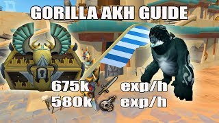 Runescape 3 Gorilla Akh Slayer Guide  Soul Devourers  675k Melee Exph  580k Slayer Exph [upl. by Jarred938]