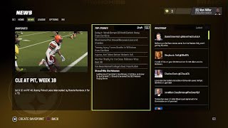 Madden 23 Pittsburgh steelers season 2 ep1 [upl. by Benton]