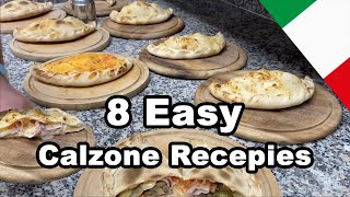 8 Easy Calzone Recipes for Beginners [upl. by Reede]