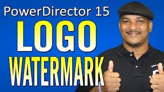 How to Add a Watermark to Your Video  PowerDirector [upl. by Nohtanoj]