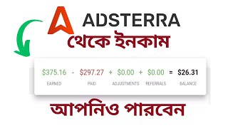 Adsterra Direct Link Earning  Adsterra Earning Tricks  Adsterra Payment Proof  Smart IT Institute [upl. by Kirstin]