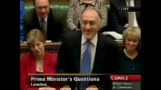 Michael Howard hammers Blair at first PMQs [upl. by Ffoeg]