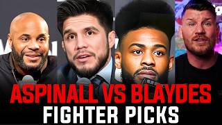 Fighters Predict Tom Aspinall vs Curtis Blaydes 2 UFC 304 [upl. by Duntson519]