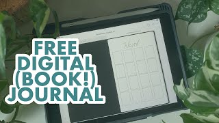 Digital Book Journal  Free Download for Goodnotes DEC DAILY 18 [upl. by Hsaniva218]