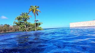 Hideaway Royalton Resort  Saint Lucia  Pool Swim [upl. by Aisatal202]