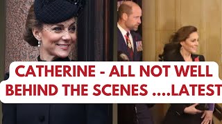 CATHERINE NOT ALL WELL BEHIND THE SCENES  LATEST katemiddleton royal PRINCESSOFWALES [upl. by Dazraf]