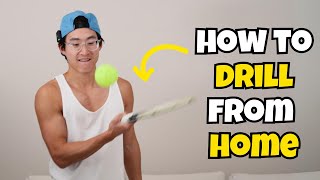 BEST Pickleball DRILLS to do at HOME Beginner to Advanced Level [upl. by Dreeda]