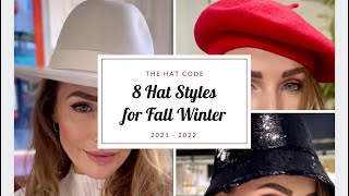 8 Hat Styles for Fall Winter 20212022 [upl. by Marjy]