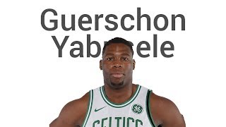 How to Pronounce Guerschon Yabusele [upl. by Eetse]