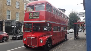 Archway Day  TimeBus  Routemaster  RML2389  on Route 390  at Kings Cross Stn  03112024 [upl. by Eiramac]