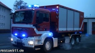 Gefahrgutalarm Feuerwehr Erlangen [upl. by Damour]