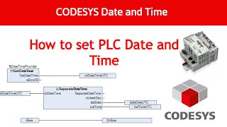 Codesys Set PLC Date and Time based on UTC Time  Codesys programming tutorial to set date and time [upl. by Englis681]