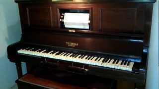 1928 Themola London Pianola  Cowboy Saloon Roll [upl. by Jeb3]