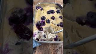 Griess QUARKAUFLAUF 💛 proteinreich vegan amp low carb Rezept shorts Mrs Flury [upl. by Eitsirhc]