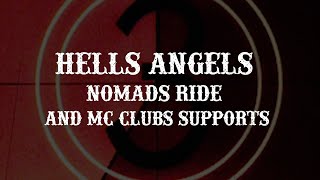 HELLS ANGELS NOMADS RIDE [upl. by Sitruk]