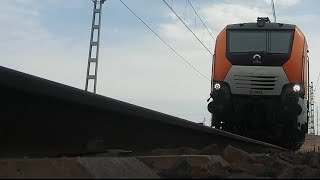 obsessed train with ONCF E1472 quot Heading to Marrakesh station quot  Photography from a great angle [upl. by Nylrad]