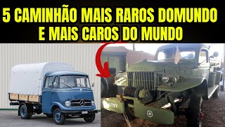 VEJA OS 5 CAMINHÃ”ES ANTIGOS E MAIS RAROS E MAIS CAROS DO BRASIL [upl. by Ilrahs490]