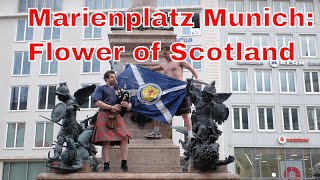 Flower of Scotland Schotten singen vor dem EMSpiel in München begeistert ihre Nationalhymne [upl. by Morita]