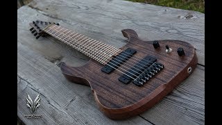 Hufschmid Guitars  8 string baritone Tantalum model [upl. by Lebiralc]