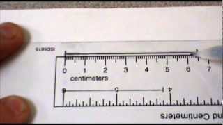 Measuring to the nearest cm and mm [upl. by Salisbarry]