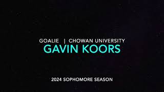 Gavin Koors 2024 Sophomore Chowan University Lacrosse Goalie Highlights [upl. by Yelrahs]