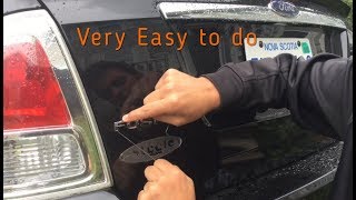 How to Debadge your Car  Debadging the Fusion [upl. by Adnaram]