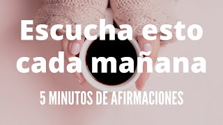 5 minutos de afirmaciones para tener un buen día  Med Soul [upl. by Senskell251]