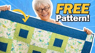 FREE amp EASY 3Yard Quilt Pattern 🟢 LIMITED TIME 🟢 [upl. by Leoj]