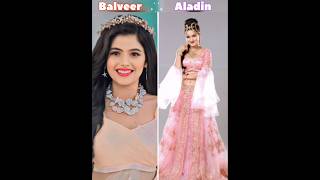 Balveer vs Aladin actress status 💥✨balveer aladdin ytshorts shorts newsong aladdincast [upl. by Kile475]